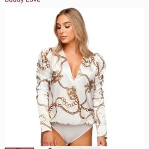 Buddy love Melissa chain body suit